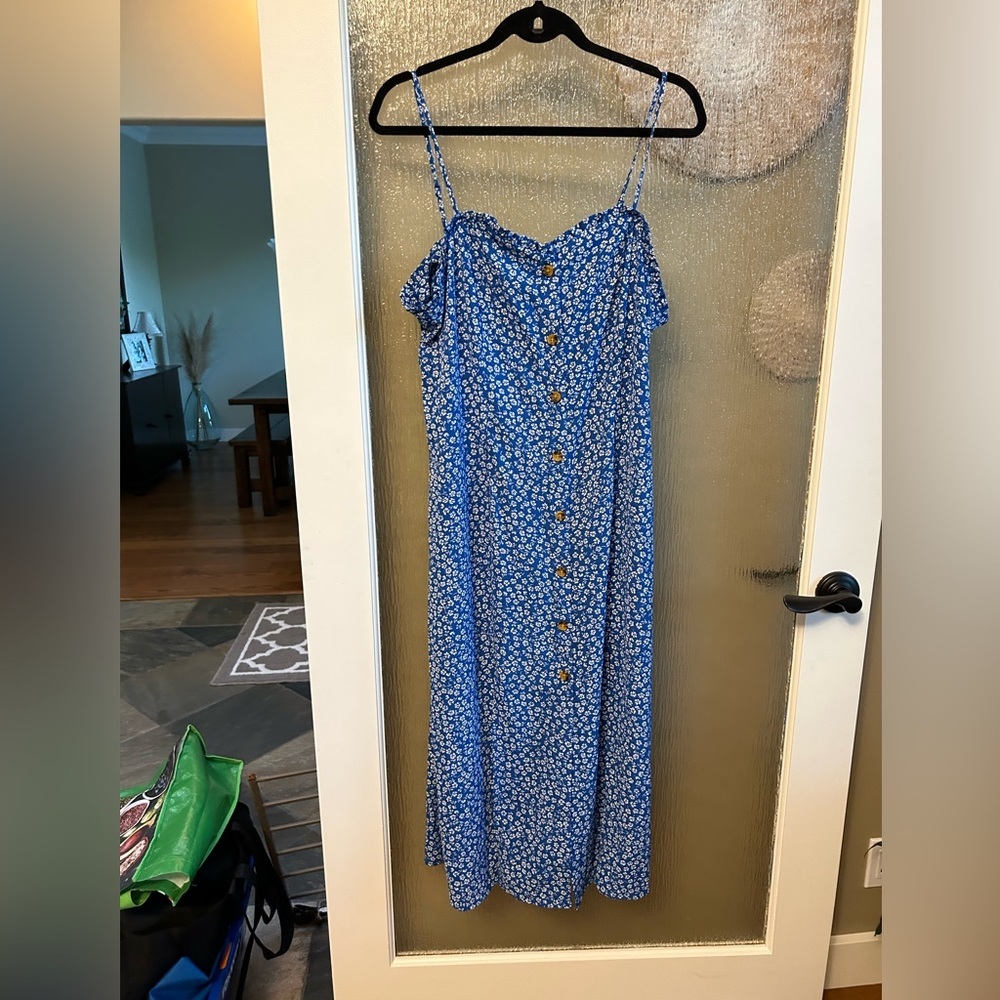 NWOT Floral H&M Midi Dress